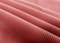180GSM% 100 Polyester Kadife Kumaş Yastıklar Somon Kırmızı Renk Yapma