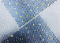 230GSM Bronzlaştırıcı Polyester Kadife Kumaş / Yıldız Mavi Kadife Kumaş