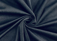 Yanmış Süper Yumuşak Kadife Kadife Kumaş Siyah Renk 240GSM% 100 Polyester