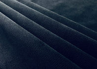 Yanmış Süper Yumuşak Kadife Kadife Kumaş Siyah Renk 240GSM% 100 Polyester