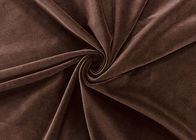 Ev Tekstili Kahverengi için 300GSM% 90 Polyester Mikrofiber Kadife Kumaş