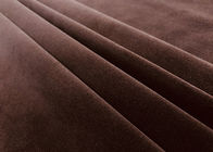 Ev Tekstili Kahverengi için 300GSM% 90 Polyester Mikrofiber Kadife Kumaş