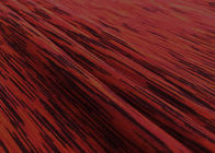 190GSM Sıkı Atkı Örgü Kumaş 100 Polyester Mikrofiber Yoga Giysileri İçin Heather Kırmızı