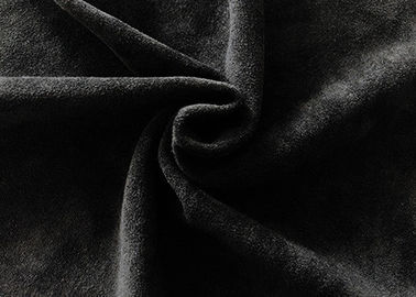 420GSM Elastik Kumaş 92 Polyester 8 Spandex Giyim İçin Siyah Moda