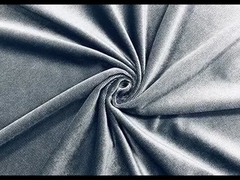 200GSM Polyester Kadife Kumaş Kanepe İçin Kationik Duct Gri Twill Rengi
