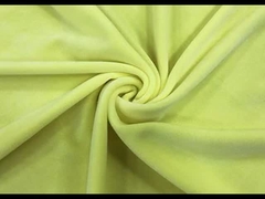 210GSM Aksesuarlar için % 100 Polyester Mikrofiber Kadife Kumaş- Krem