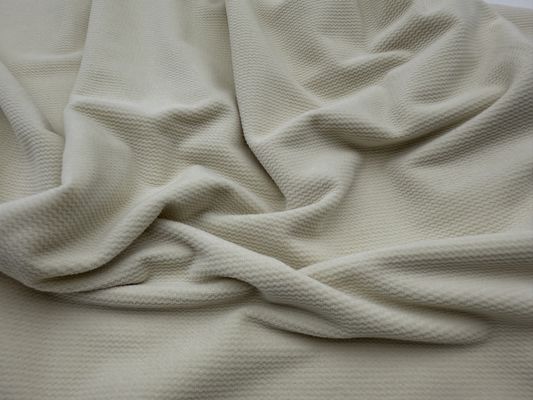 210-280gsm Mikro Elastik kadife Polyester Kumaş Elbiseler için Mükemmel