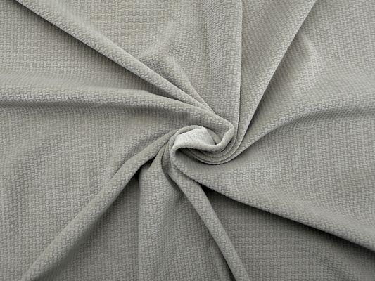 210-280gsm Mikro Elastik kadife Polyester Kumaş Elbiseler için Mükemmel