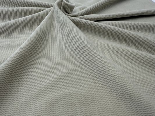 210-280gsm Mikro Elastik kadife Polyester Kumaş Elbiseler için Mükemmel