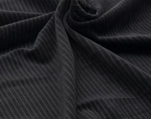 210-280gsm Mikro Elastik kadife Polyester Kumaş Elbiseler için Mükemmel