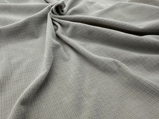 210-280gsm Mikro Elastik kadife Polyester Kumaş Elbiseler için Mükemmel