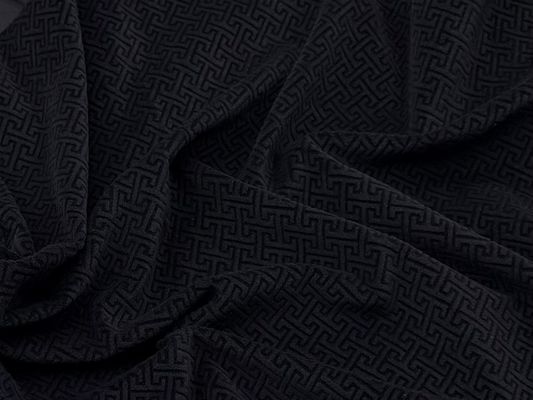 Mikro Elatik kadife Polyester kumaş elbiseler için mükemmel