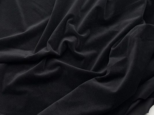 Mikro Elatik kadife Polyester kumaş elbiseler için mükemmel