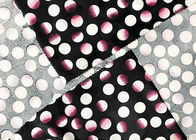 220GSM 94 Polyester 6 Spandex Çözgü Baskılı Örgü Kumaş Velboa Lady Elbise Petal Yağmur Için