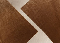 320GSM Mikro Kadife Kumaş / Ev Tekstili Bronz için% 92 Polyester Kadife Kumaş