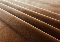 320GSM Mikro Kadife Kumaş / Ev Tekstili Bronz için% 92 Polyester Kadife Kumaş