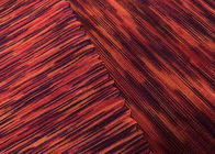 190GSM Sıkı Atkı Örgü Kumaş 100 Polyester Mikrofiber Yoga Giysileri İçin Heather Kırmızı